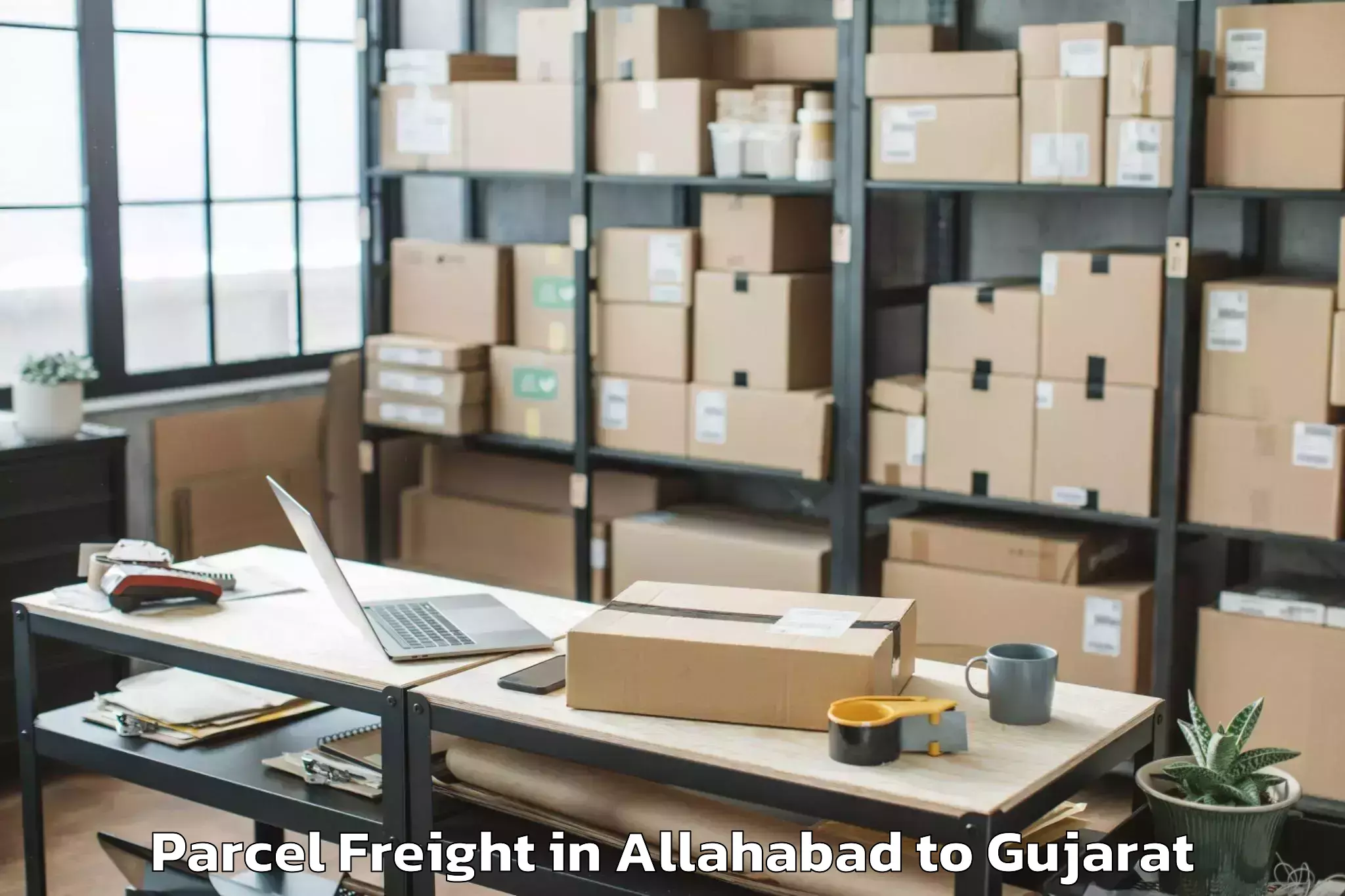 Affordable Allahabad to Pandit Deendayal Petroleum Uni Parcel Freight